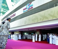جانب من احتفالات كهرماء باليوم الوطني
