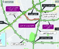 خريطة الاغلاق الجزئي