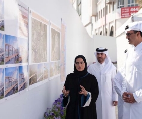 صاحب السمو يطلع على مشروع تطوير منطقة الدوحة المركزية