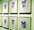  من لوحات المعرض