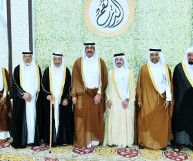 نائب الأمير يشرف أفراح الدرهم