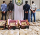  القبض على مستقبلي شحنة المخدرات في محافظة جدة. الصورة، وكالة الأنباء السعودية (واس).