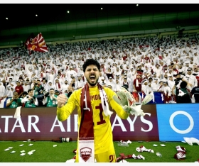 حارس المنتخب القطري محمود أبو ندى