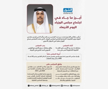 أبرز ما جاء في اجتماع مجلس الوزراء اليوم الأربعاء 2026/4/29