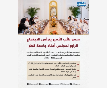  سمو نائب الأمير يترأس الاجتماع الرابع لمجلس أمناء جامعة قطر