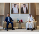 وزير الدولة لشؤون التجارة الخارجية يجتمع مع وزير الاستثمار والصناعة والتجارة الأوزبكي