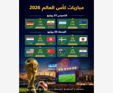  مباريات اليوم وفجر الغد في كأس العالم 2026