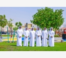 قيادات البلدية في افتتاح حديقة المشموم
