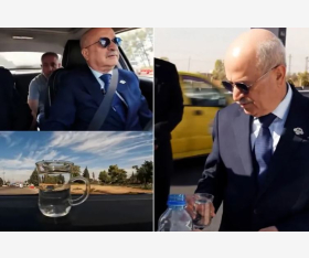 وزير النقل السوري يختبر جودة طريق مطار دمشق