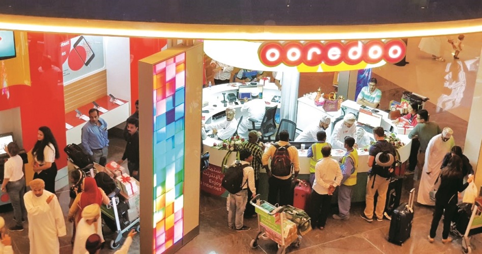 فرع Ooredoo في مطار مسقط الجديد