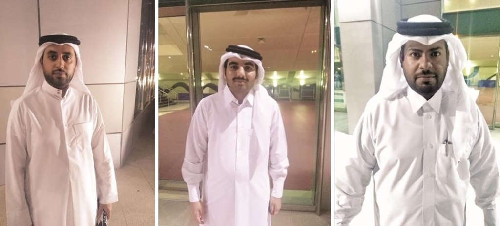 حسين الراشدي وحمد القحطاني وحسين آل اسحاق