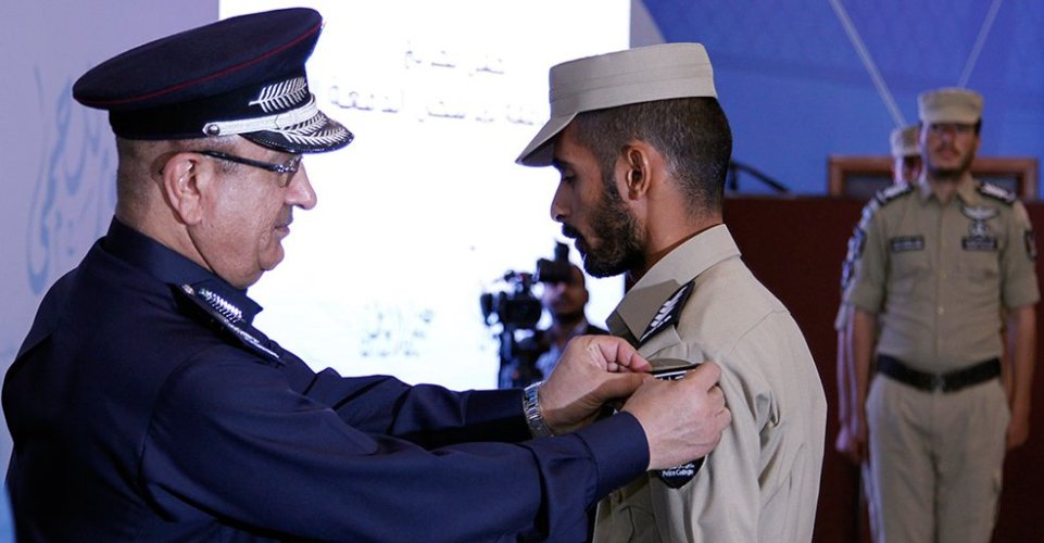                                         خلال تكريم أحد الخريجين                                    