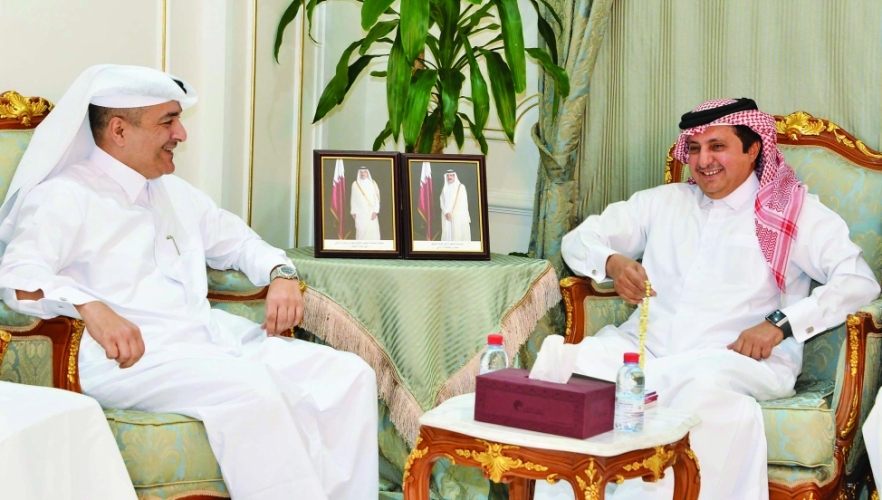 جانب من لقاء وزير التنمية ورئيس الغرفة 