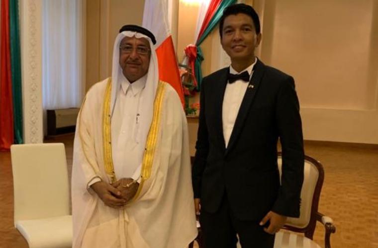 سفيرنا يشارك في حفل تنصيب رئيس جمهورية مدغشقر