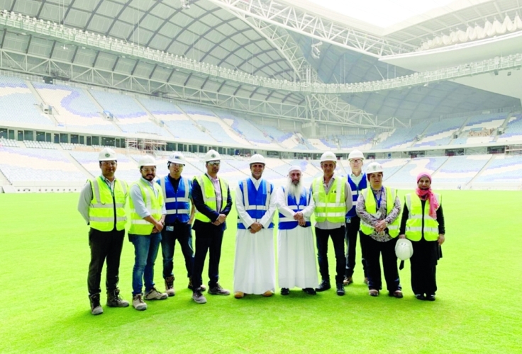 فريق العمل باستاد الوكرة