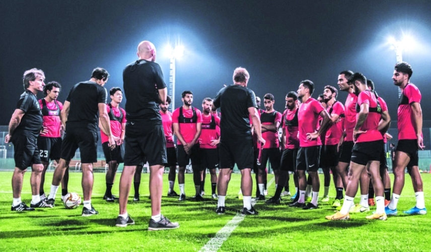 جانب من تدريبات الريان