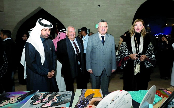 خلال افتتاح السوق العراقي في كتارا