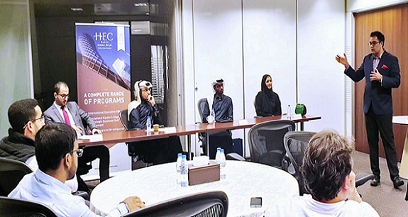 فعالية للتعريف ببرنامج الماجستير المتخصص بجامعة الدراسات العليا لإدارة الأعمال