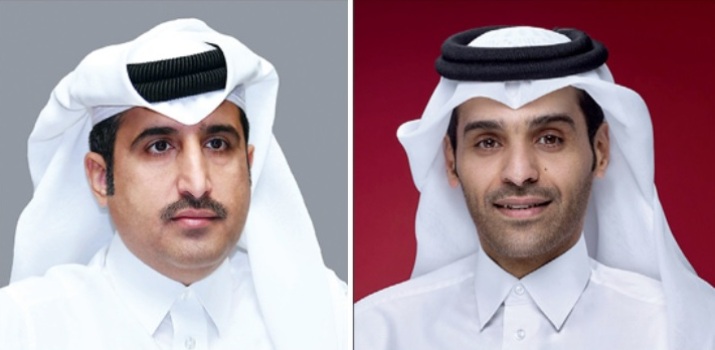 الشيخ محمد بن عبدالله آل ثاني وصالح الشرقي 