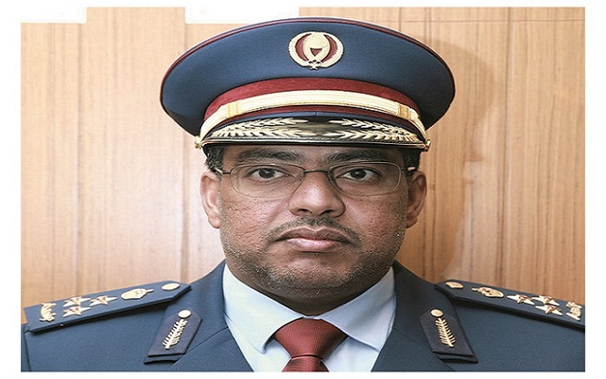 العميد جو حسن النصف رئيس اللجنة الوطنية لحظر الأسلحة.