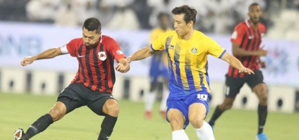 لقطة من  مباريات الدوري القطري هذا الموسم 