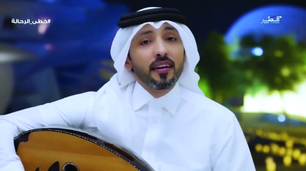 فهد الكبيسي خلال مشاركته في البرنامج 