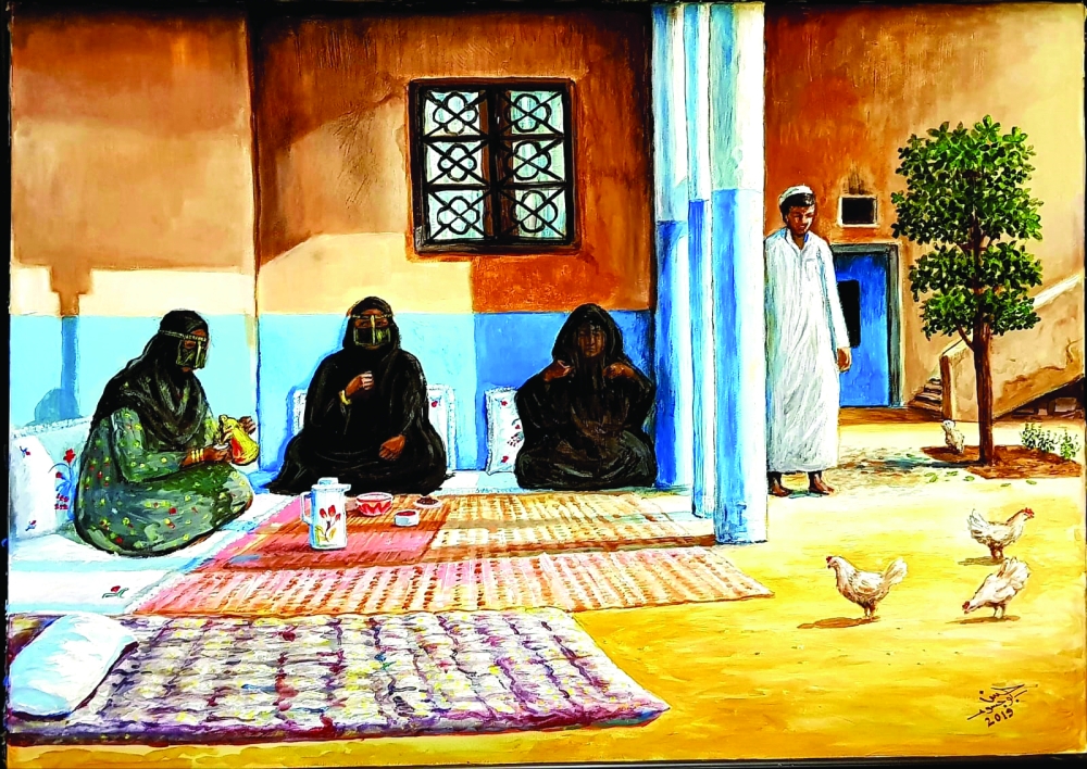 أحد الأعمال الفنية 
