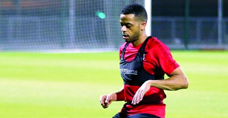 حامد اسماعيل في تدريبات الريان