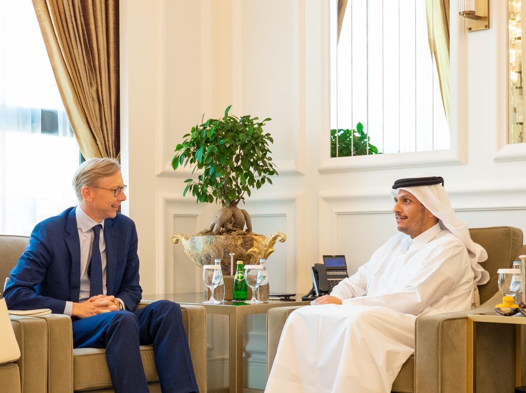  وزير الخارجية يجتمع مع الممثل الخاص الأمريكي لإيران 