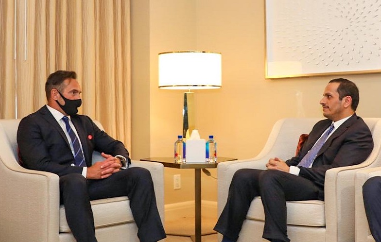 وزير الخارجية يجتمع مع المبعوث الرئاسي الأمريكي لشؤون الرهائن