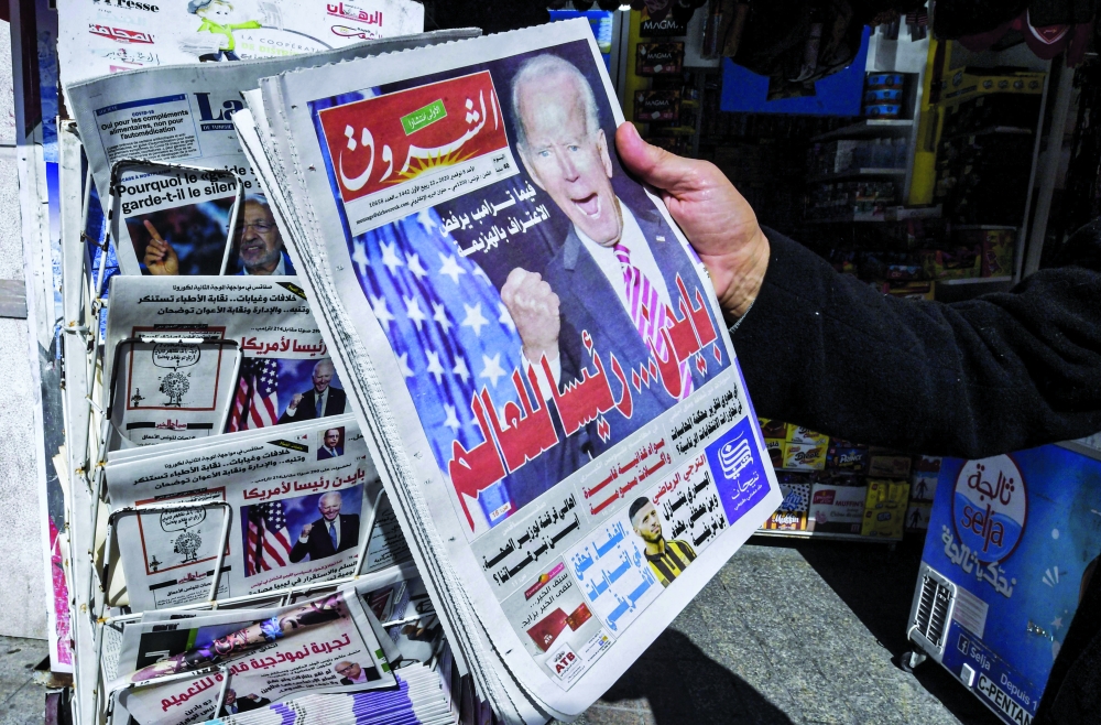  بايدن رئيساً للعالم.. الشروق التونسية 
