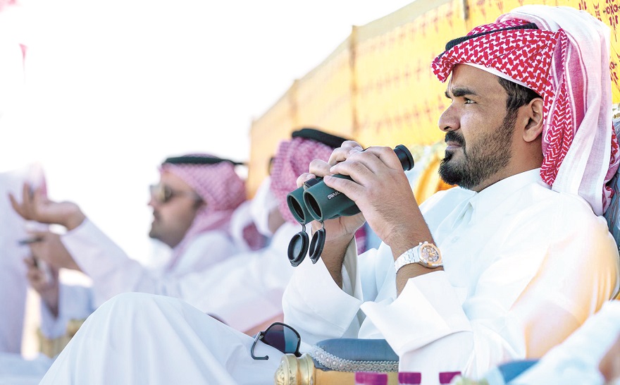 الشيخ جوعان بن حمد يشهد منافسات مرمي الدولي في سيلين