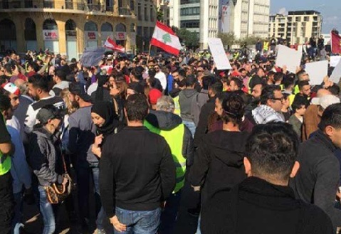 مظاهرات في بيروت - أرشيفية