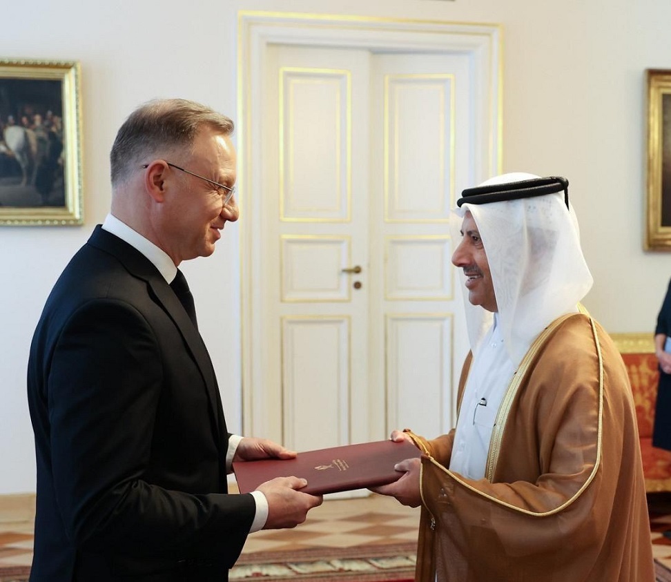 رئيس بولندا يتسلم أوراق اعتماد سفير قطر