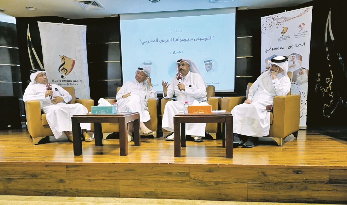 فالح فايز أثناء مداخلته 