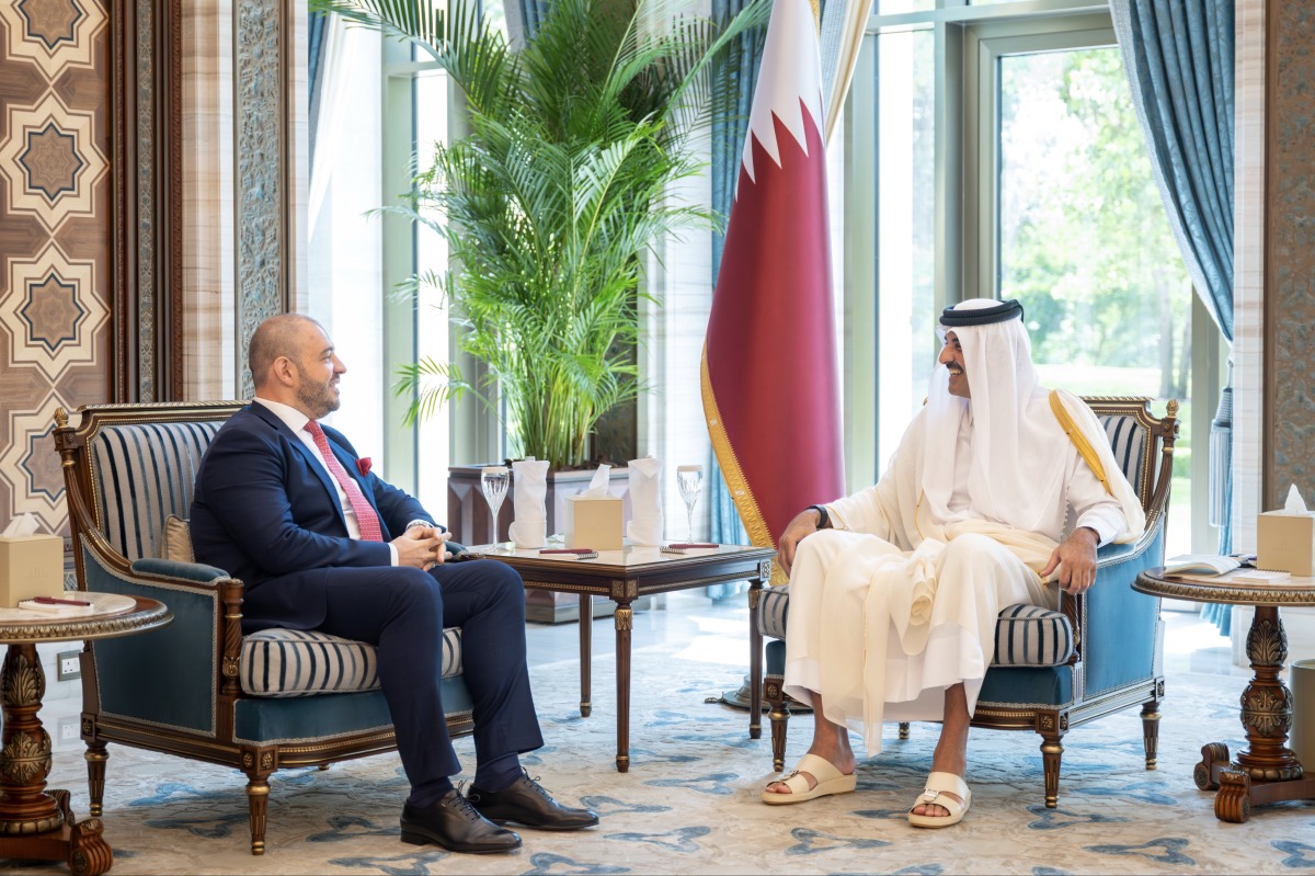 سمو الأمير يستقبل سفير الاتحاد الأوروبي بمناسبة انتهاء فترة عمله
