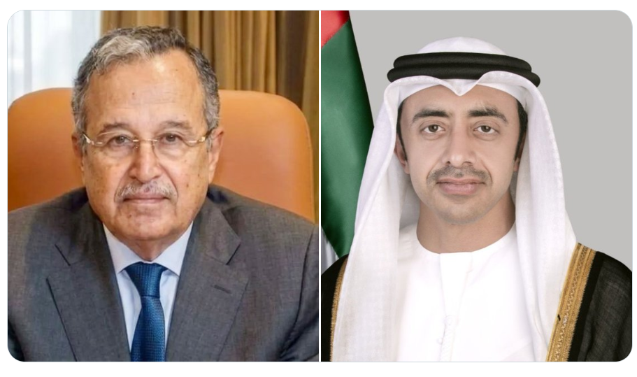 وزير الخارجية الإماراتي يبحث هاتفياً مع الأمين العام للجامعة العربية الأوضاع في المنطقة