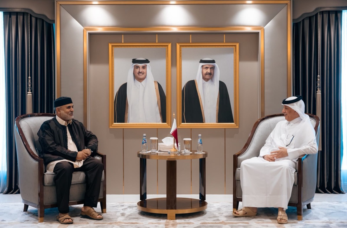 وزير الدولة للشؤون الخارجية يودع سفير ليبيا