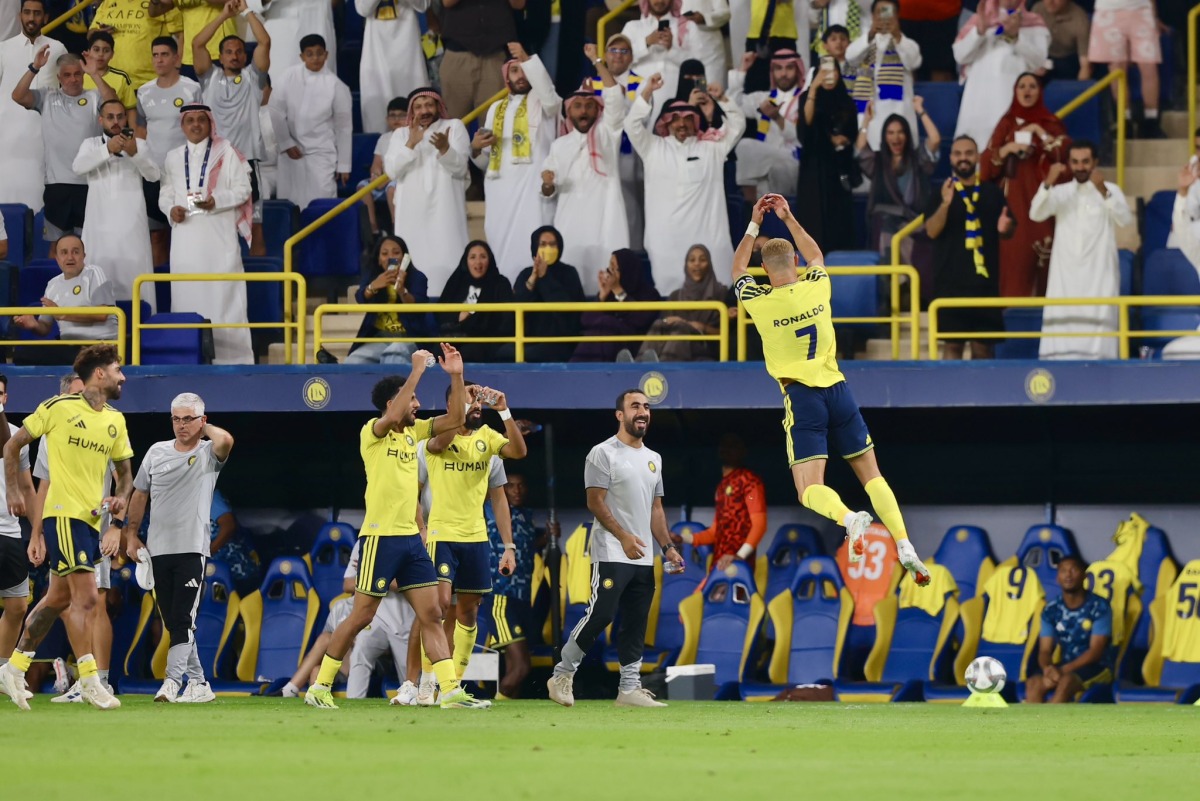 رونالدو يصبح الهداف التاريخي للنصر بالدوري السعودي