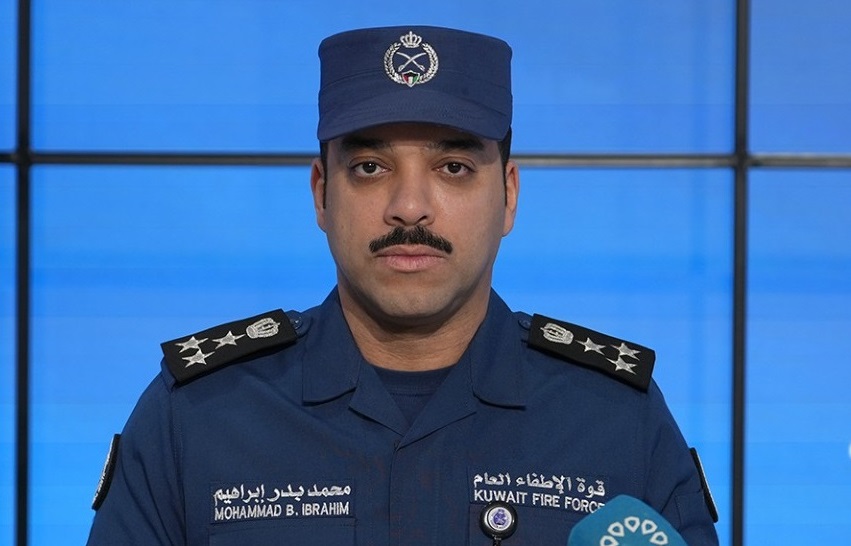 الكويت .. السيطرة على حريق بمجمع سكني بالعاصمة جراء العدوان الإيراني