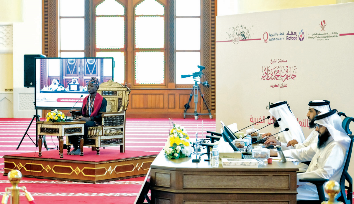 الأوقاف تكرم الأيتام الفائزين في المسابقة القرآنية 
