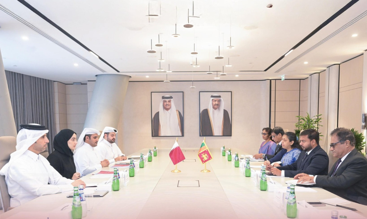 اللجنة القطرية السريلانكية المشتركة في مجال العمل تعقد اجتماعها الدوري