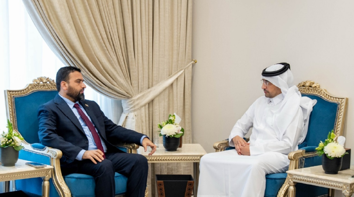 وزير العدل ووزير الدولة لشؤون مجلس الوزراء يجتمع مع رئيس الهيئة المركزية للرقابة والتفتيش في سوريا
