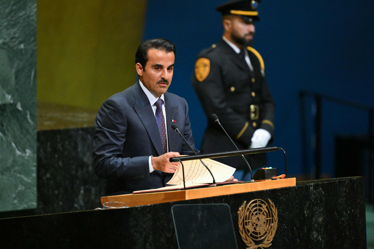 سمو الأمير: أشكر الأمم المتحدة على عقد جلسة تكريماً وتقديراً لإرث الشيخ حمد بن خليفة