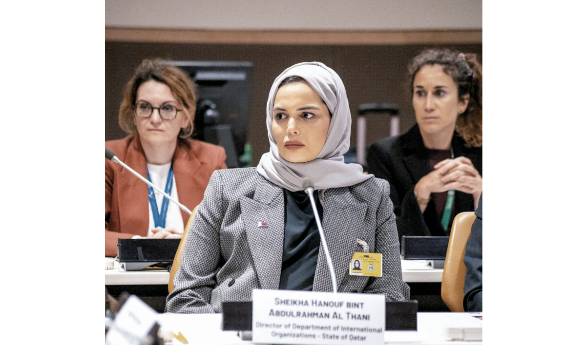 هنوف آل ثاني: التزام قطري راسخ بدعم العمل متعدد الأطراف