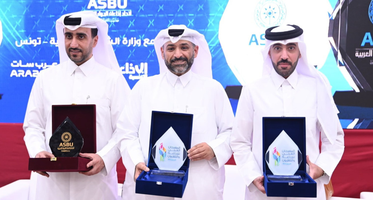 المؤسسة القطرية للإعلام تحصد 3 جوائز في مهرجان الإذاعة والتلفزيون 2026