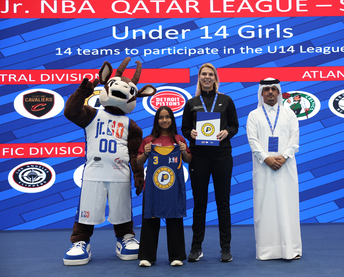 مؤسسة قطر وNBA تطلقان الموسم الثالث لدوري كرة السلة للناشئين والناشئات في قطر