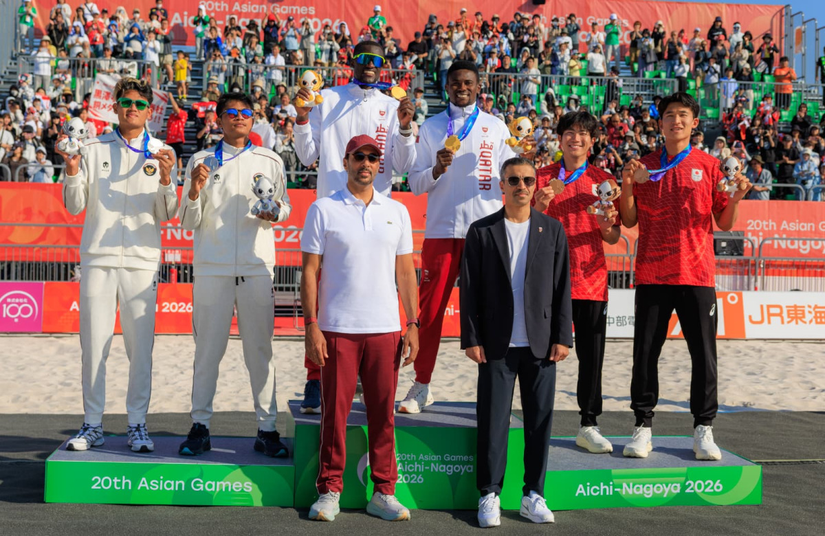 جاسم البوعينين توج البطل باللقب.. أدعم الطائرة الشاطئية ثلاثية ذهبية بدورة الألعاب الآسيوية
