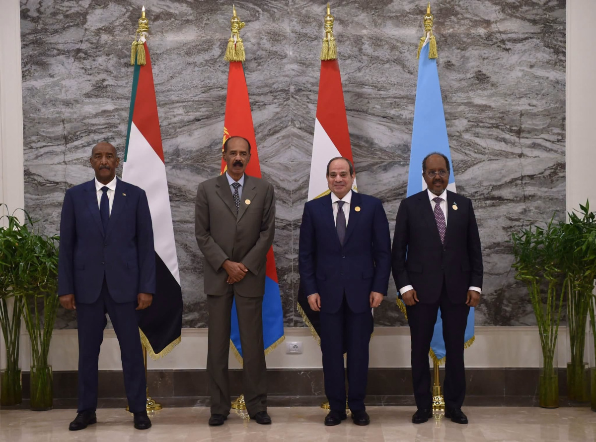 قمة رباعية بين مصر والسودان وإريتريا والصومال تبحث القضايا الإقليمية والتعاون المشترك
