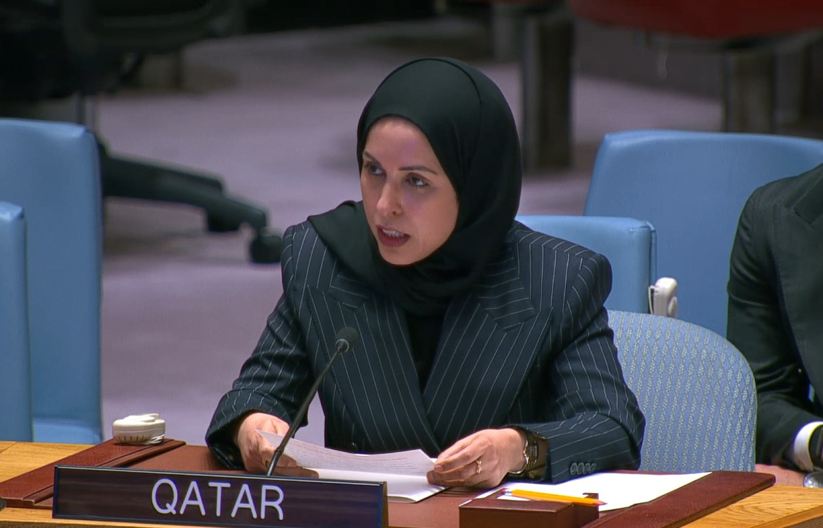قطر تؤكد أن احترام القانون الدولي والتوصل لتسويات من خلال الجهود الدبلوماسية يبقى السبيل الوحيد لتحقيق السلام المستدام
